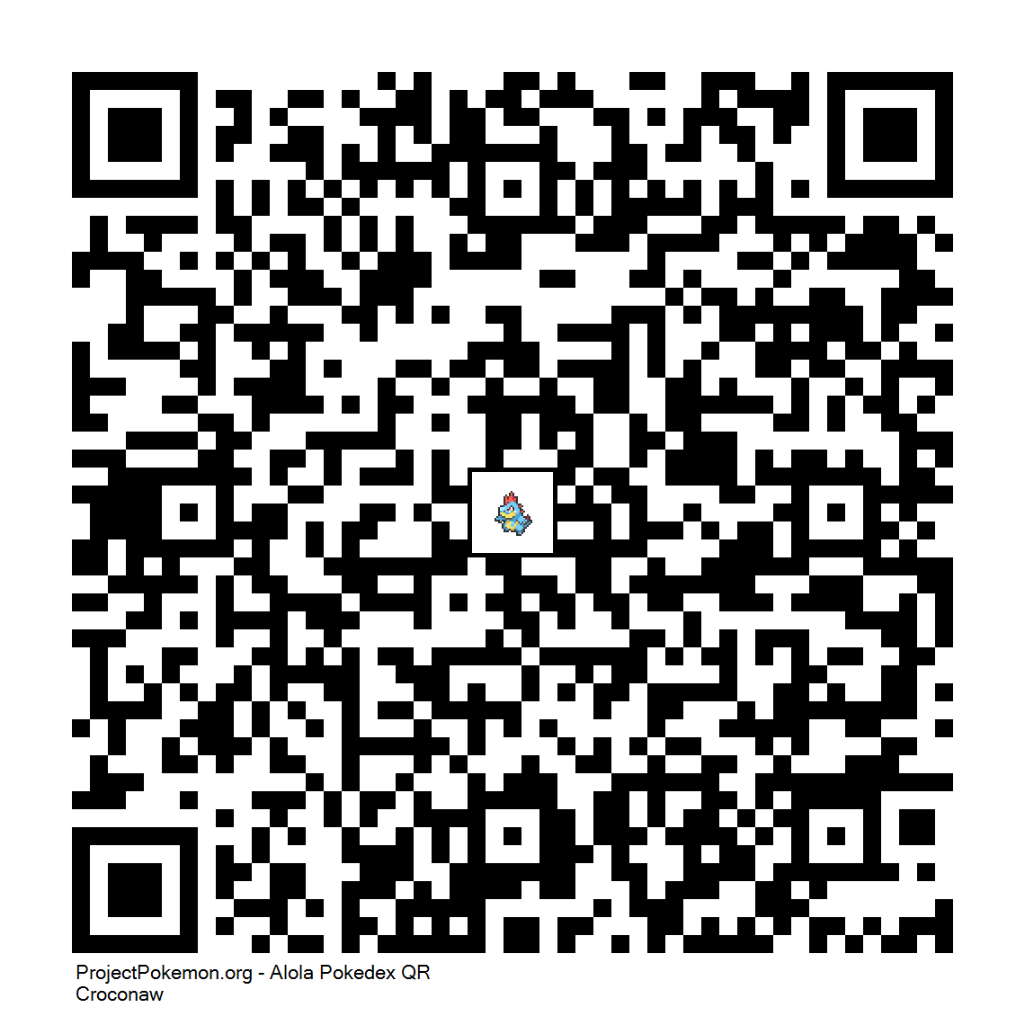 Cdigo QR de Croconaw